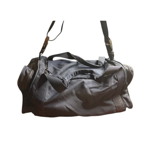 Vintage Ben Hogan Golf Duffle Bag Blue Red White Pockets Shoulder Strap Handles - Picture 2 of 9